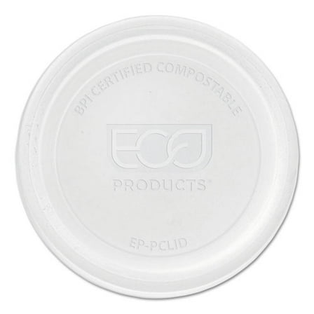 Eco-Products Renewable & Compostable Portion Cup Lids - Universal, 100/PK, 20 PK/CT