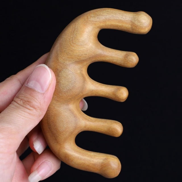 ✨Promotion✨ Wood Comb Head Scalp Massage Tooth Hair Comb Wooden Comb For Men And Women Type A