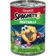 thumbnail image 3 of (12 pack) SpaghettiOs Football Shaped Canned Pasta with Meatballs, 15.6 oz Can, 3 of 14