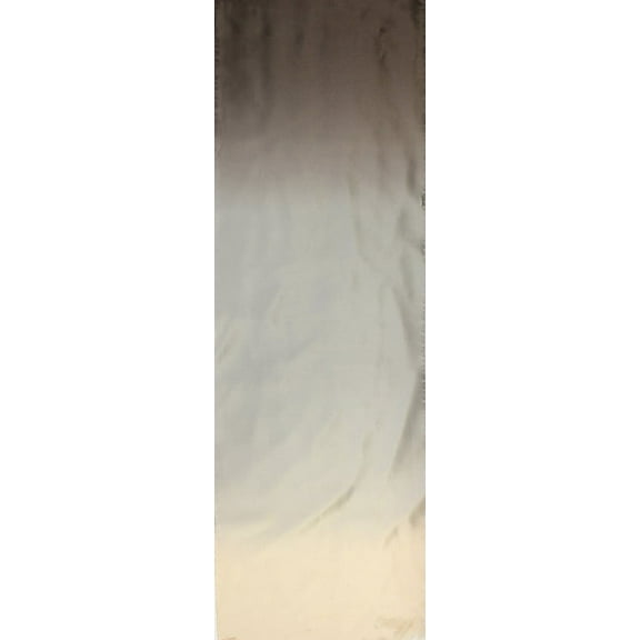 DECORATIVE SILK INC. 100% PURE SILK CHARMEUSE FABRIC 45" DRESSMAKING SEWING 11COLOR OMBRE BY THE YARD (CEDUR CHARCOL/SAGE/CAMAL)