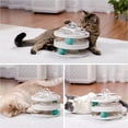 thumbnail image 5 of Cat Toy Cat Track Toy, 3-Levels Circle Tracks with Moving Ba, 5 of 5