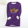 thumbnail image 2 of HKEJIAOI Femmes Sweat-Shirts Col Rond Graphique Mi-Lourd Long Sleeve Shirt, 2 of 3