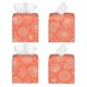 thumbnail image 2 of Balery Beautiful Corals Porta Pañuelos de Cuero con Estampado – Funda Moderna Cuadrada para Caja de Pañuelos, Dispensador 5x5x5'', 2 of 7