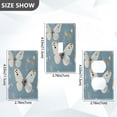 thumbnail image 4 of Switch Panel Switch Decoration 2.76x4.53x0.28 Inches Duplex Outlets Switch Plate Wall Plates Living Room Kitchen Bedroom Study Switches Beautiful Big Blue Butterfly, 4 of 8