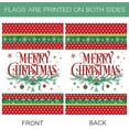 thumbnail image 3 of Merry Christmas Double Sided Decorative Winter House flag 28x40 inch, 3 of 4