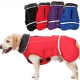 thumbnail image 5 of Ropa para perros que caminan por la noche, ropa cálida acolchada de algodón para perros, 5 of 5