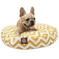 thumbnail image 1 of MajesticPet 788995506256 Lit pour Animaux Rond de 30 Po, Jaune - Petit, 1 of 1