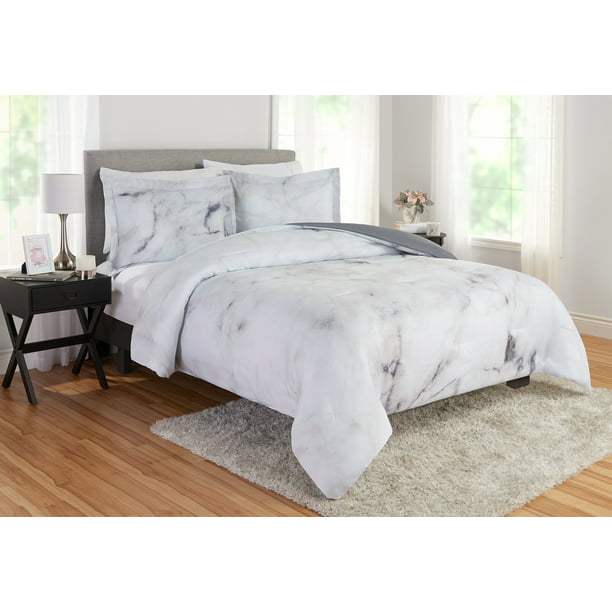 Better Homes and Gardens Marble Comforter and Sham Set, Full/Queen ...