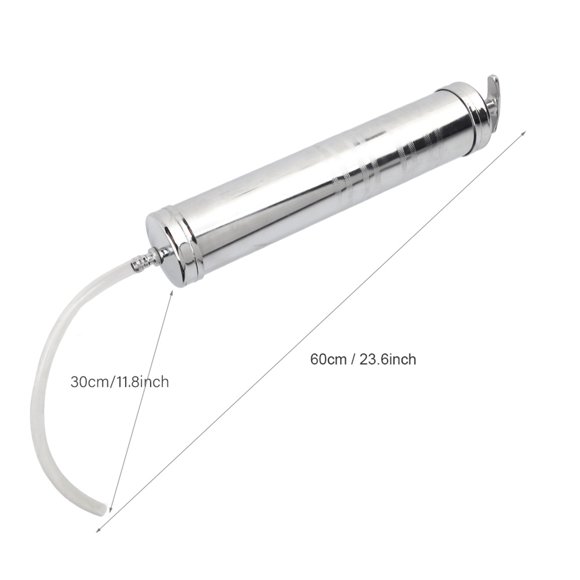 Alloy Oil Suction Pump Extractor, Spring Seal Design, Overstriking Thread Alloy Body, 500cc, for Mechanical Oil Filling