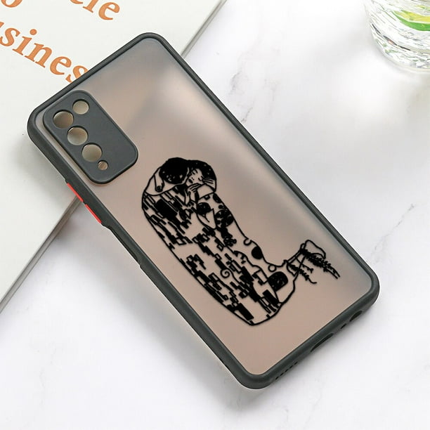 Funda de línea facial abstracta para Huawei P30 Pro, Fundas mate para Huawei P40 Lite P20 Pro Y6 2019 P50 Honor 70 50 20 8x x8 Nova 5T Fivean unisex