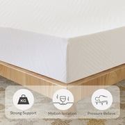 MLILY Ego White 8 inch Memory Foam Mattress, Twin Size Mattress in a Box, Medium Firm