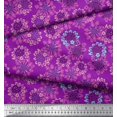 thumbnail image 2 of Soimoi Poly Georgette Fabric Flower Artistic Print Fabric by Yard 52 Inch Wide, 2 of 3