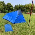 thumbnail image 5 of Ultralight Camping Tent Water 1 Person Shelter Survival easy for Mountaineering Beach Fishing Backpacking Hiking , Blue, 5 of 10