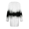 thumbnail image 5 of JULMCOMO 2024 Plus Size Shirts for Women 4x-5x Half Sleeve Crew Neck Tshirts Business Casual Color Block Print Tunics Loose Fit Oversized Clothes White 4XL, 5 of 5