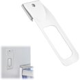 thumbnail image 1 of PEUTIER Refrigerator Water Dispenser Lever, 7x2.28 Inch One-Handed Water Dispensing Replacement Part, White Plastic, Modern Style, 1 of 7