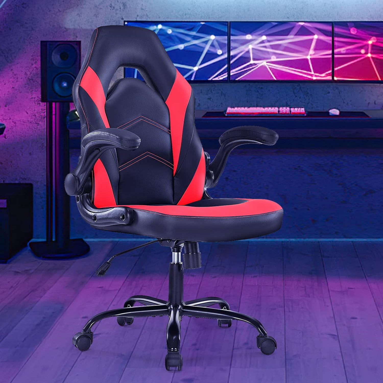 CONCETTA Video Gaming Chair, Ergonomic Office Task Chairs for Adults, Height Adjustable Computer Desk Chair