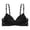 Black, variant on Thin Breathable Back Suspender Inner Build Fixed Cup No Underwire Lace Bra Gather Wrap Chest, Yellow