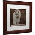 thumbnail image 2 of Trademark Fine Art "Monkey" Canvas Art by Color Bakery White Matte, Wood Frame, 2 of 4