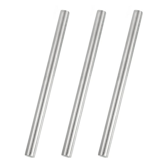 Uxcell 3 Pcs 3.17mm x 305mm Stainless Steel Round Rod, Metal Solid Shaft Smooth Rods for Industry Crafts Model Metal Working, 12 inches Long 1/8" Diameter, Silvery