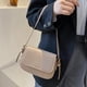 thumbnail image 5 of Bolso de hombro Salvador para mujer cruzado pequeño de piel sintética Caqui, 5 of 10