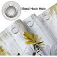 thumbnail image 4 of Rustic Farmhouse Shower Curtain Bath Curtain Liner Set with 12 Pcs Hooks Farm Teal Daisy Floral Flowers Butterfly Country Shower Curtains for Bathroom, 4 of 7