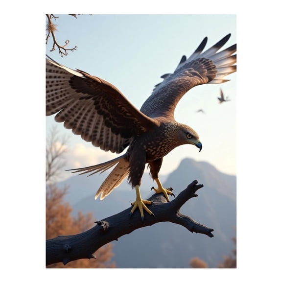 Diamond Art Kit for Adults, Cool Hawk Print No.4 Diamond Painting for Adults Beginners, 5D DIY Diamond Art Painting Kits, Colorful Diamond Painting Craft for Home Decor 12x16