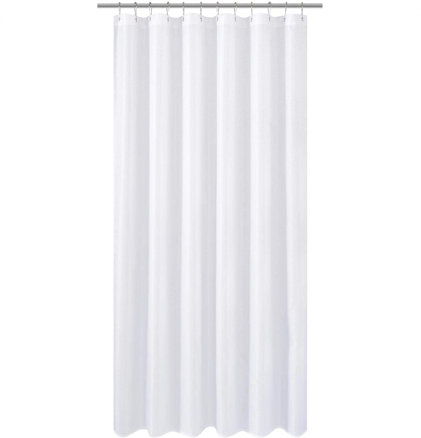 Extra Long Fabric Shower Curtain Or Liner 96 Inches Height With Magnets Extra Long Fabric Shower Curtain Or Liner 96 Inches Height With Magnets