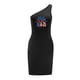 thumbnail image 1 of Vestido de verano con hombros descubiertos para mujer, transpirable, corto, para citas L, 1 of 7