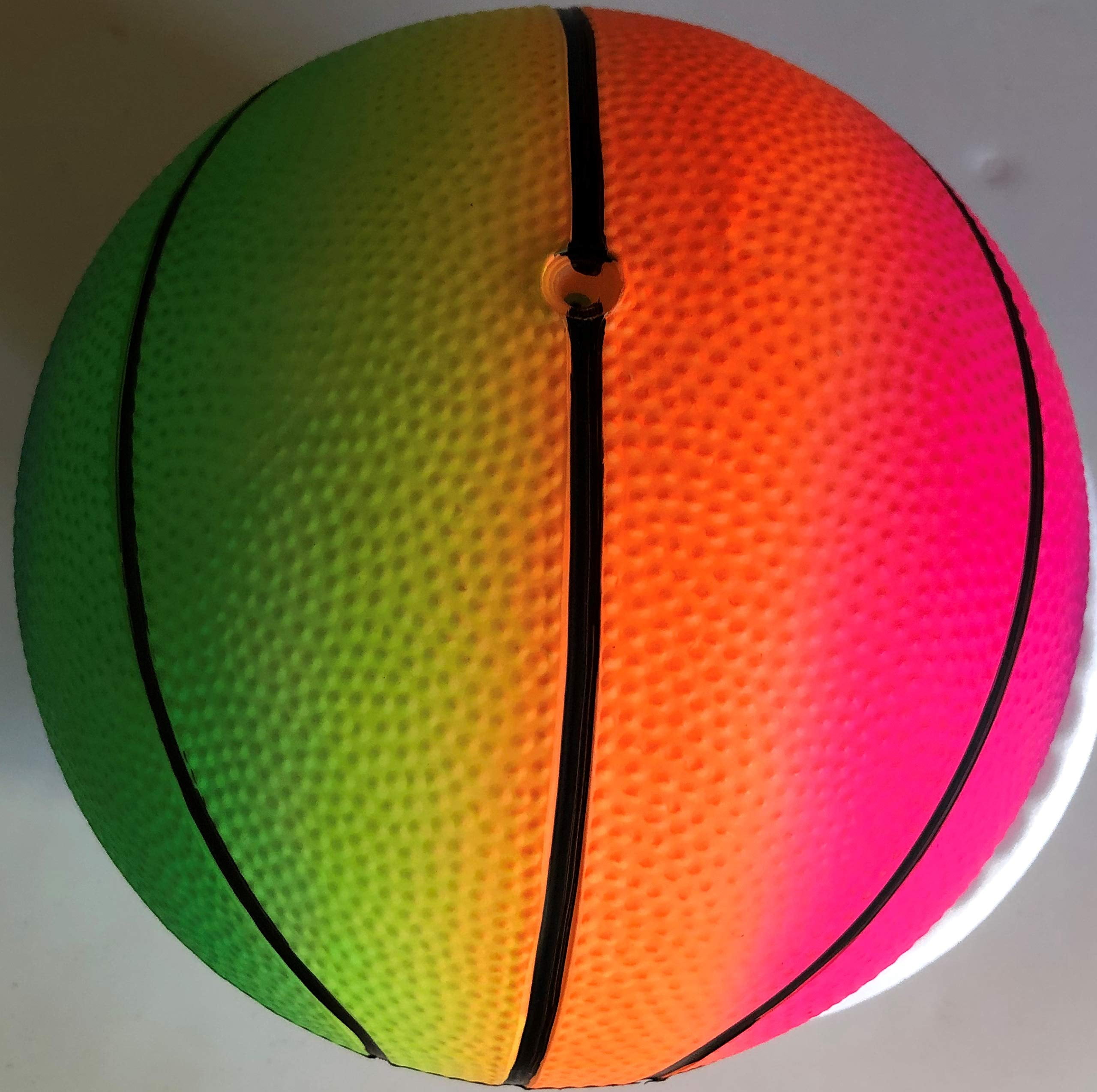 9" RAINBOW BASKETBALL