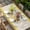Yellow Black, variant on Yellow Truck Table Cloths for 4 Foot Rectangle Tables, Spring Bees Daisy Honey Black Buffalo Lattice Patio Waterproof Elastic Fitted Tablecloths, Washable Rectangular Table Cover for Camping