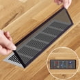 thumbnail image 7 of 4PCS Strong Magnetic Floor Vent Covers,Black Magnetic Air Vent Screen Cover,Floor Vent Screen Trap,Rectangle Plastic Floor Register Mesh Cover,for Home Floor Wall Ceiling (Black), 7 of 7