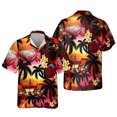 thumbnail image 5 of Camisas estampadas con cocoteros de playa hawaianas para hombres, ropa informal para la playa hawaiana, blusas Y2k de manga corta para vacaciones para hombres, 5 of 5