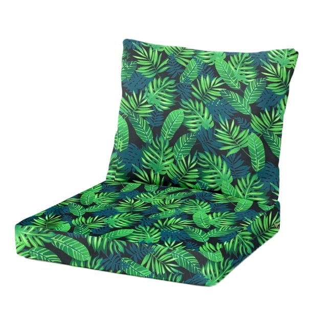 Indoor Outdoor Patio Sunbrella Deep Seating Cushion & Pillow Set High