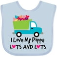 thumbnail image 3 of Inktastic I Love My Poppa Boys or Girls Baby Bib, 3 of 4