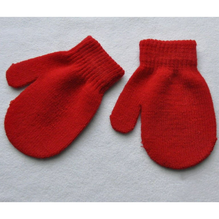 lungebetændelse fremsætte maksimum Baby Gloves Baby Toddler Red Mittens Gloves Boys Girls Solid Winter Kids  Gloves 7Colors - Walmart.com