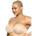 thumbnail image 2 of Felina | Body Luxe Strapless Contour Bra | Hypoallergenic | No Show | Adjustable (Warm Neutral, 32D), 2 of 3