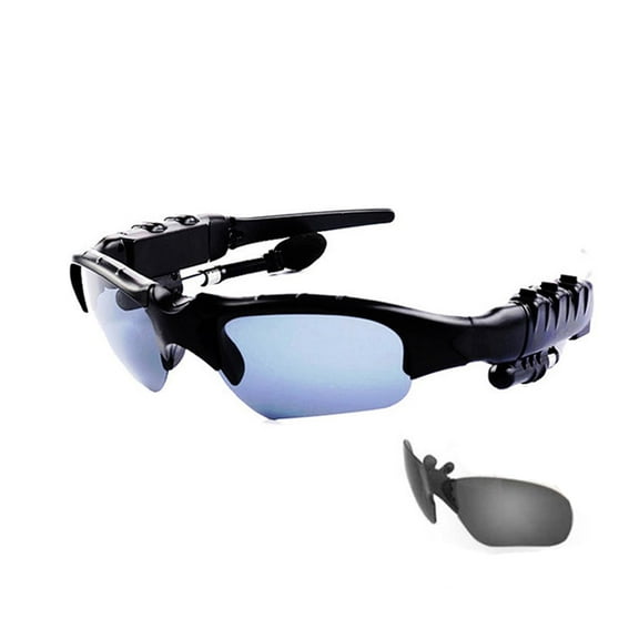 LNKOO Sunglasses with Bluetooth Headphone In-ear Headphones Polarized Sunglasses Headset Earbuds Wireless Headphone With Mic (Two Replaceable Lenses)