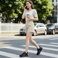 thumbnail image 2 of Decould sylf Walking Shoes for Women Breathable Non Slip Athletic Sneakers Casual Lace Up Running Shoes, 2 of 8