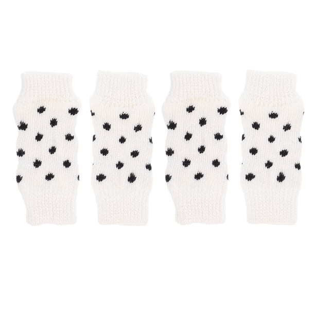 4 calcetines para patas de perro, adorables calcetines para las articulaciones de las piernas, suaves y cálidos, antideslizantes.