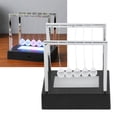 thumbnail image 4 of Balance Ball Toy, Swing Ball Craft Physical Energy Conservation Model Science Equipment Luminous Swing Balls  For Home For Study For Class 8006 M, 4 of 8