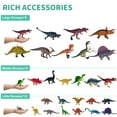 thumbnail image 6 of KOPPOP Dinosaur Playset (54PCS) - Realistic Dino Figures with Activity Mat & Storage Box, Toddler Dinosaur Toys,STEM Educational Toy for Kids Ages 3-6 (Boys & Girls)., 6 of 7