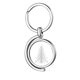 thumbnail image 1 of Llavero de Metal Arbol de navidad origami blanco, 1 of 2