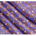 thumbnail image 3 of Soimoi Cotton Poplin Fabric Skull & Begonia Floral Printed Craft Fabric by The Yard 56 Inch Wide, 3 of 7