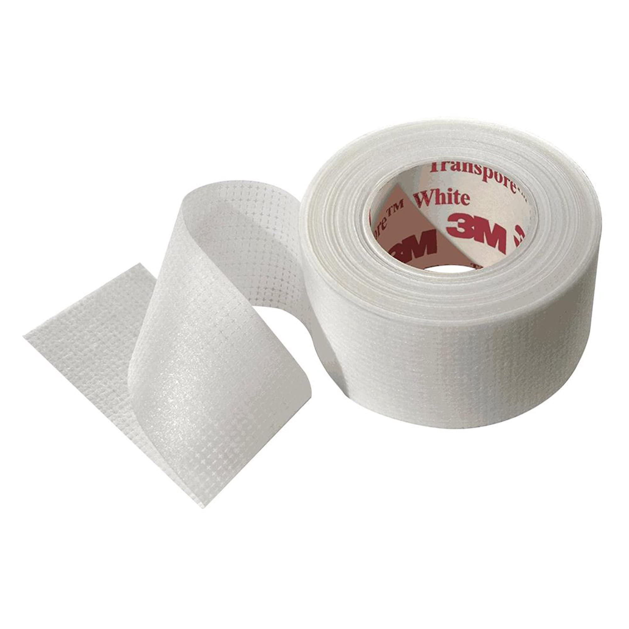 Part#3M-1527-0 3M Transpore Medical/Surgical Tape 1/2 Inch x 10 Yards (1.25 cm x 9.14 m) Clear, Porous, Plastic, Hypoallergenic, Water-Resistant - 1/Box of 24 Rolls