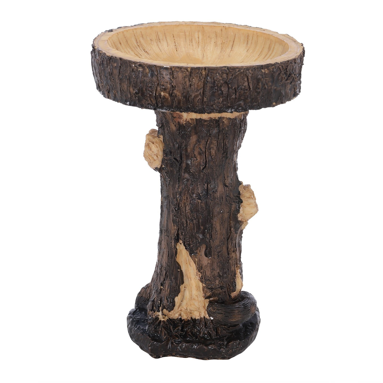 Barhoo Bird Bath Ornament Resin Raccoon Birdbath Polyresin Antique Garden Bird Bath for Home Garden Yard Resin Bird Bath Garden Ornament Clearance!
