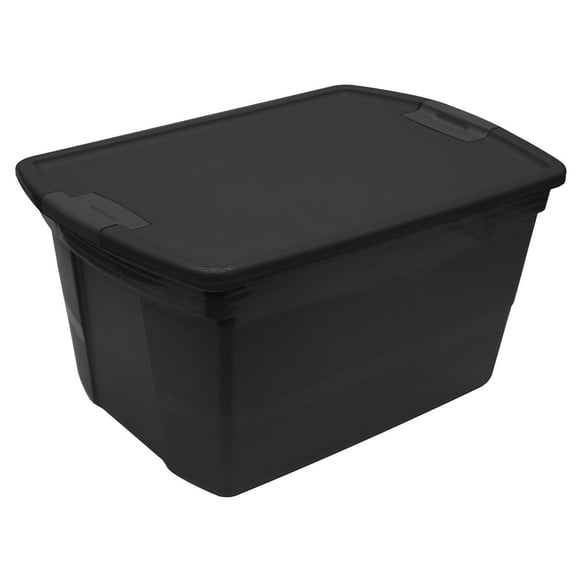 Caja con Tapa 83 Litros Plastic Trends Modelo Dakota Color Negro