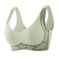 thumbnail image 3 of Ohufall Seamless Gym Sport Bras for Women Stretch Breathable No Underwire Gathering Push Up Workout Yaga Bra Womens Soft Support Full Coverage Bralettes, 3 of 7