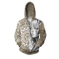 thumbnail image 3 of Sudadera con capucha con cremallera y estampado de ballena y espantapájaros para hombre, sudadera con estampado 3D de gato, perro y animal, sudaderas informales holgadas de manga larga, 3 of 5