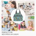 thumbnail image 7 of Fuzoiu Cute Conch Print Insulated Lunch Bag for Women Men Large Reusable Lunch Box Adult Leakproof Portable Cooler Tote Bags for Work Picnic, 7 of 7