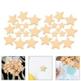 thumbnail image 2 of HONMEET Rodshake 200pcs Unfinished Mini Wood Stars Decorations for Wedding Crafts, 2 of 5